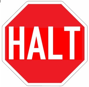 Halt-Bord